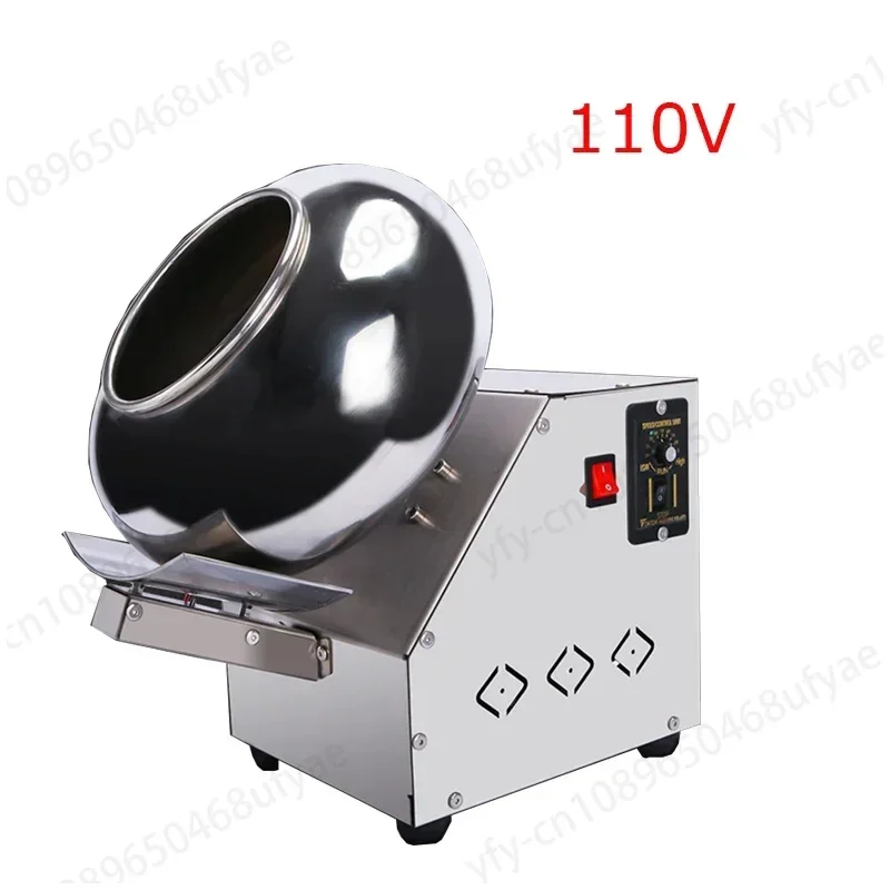 

Chocolate Coating Pan Sugar Polishing Candy Snack Making Machines for Nuts Peanuts Sugar Candy Coating Machine