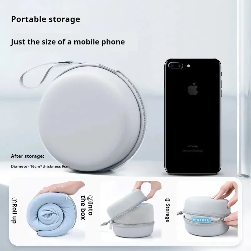 低反発ネックピロー トラベルピロー 持ち運び可能なU字型枕 飛行機やオフィス、自宅での快適なサポートに