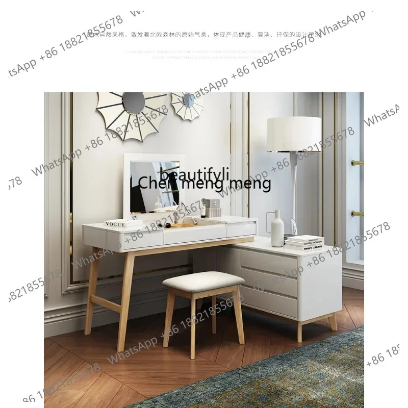 

LHY26 ss HJ Dresser TV Cabinet Unit Modern Flip Dresser Economical Simple Makeup Table