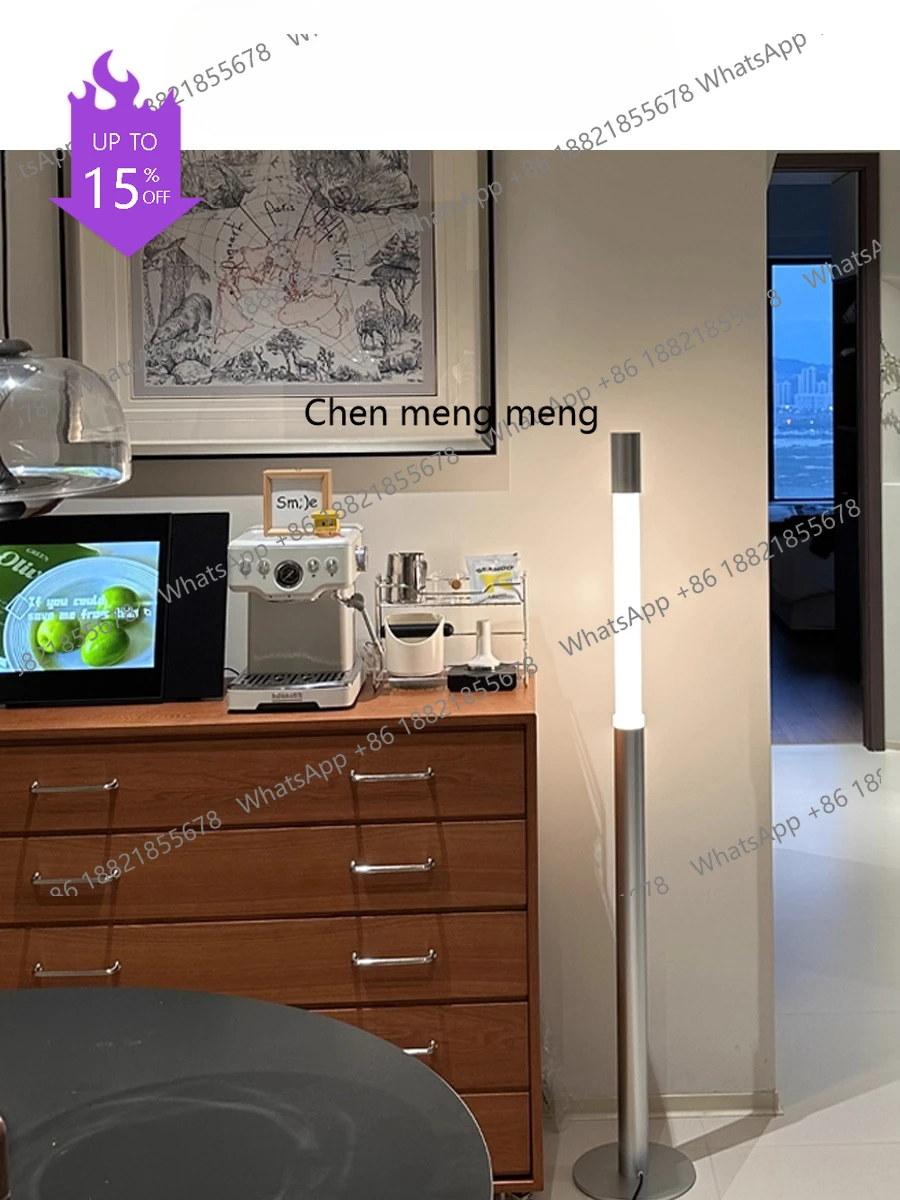 

01A Итальянский минималистичный торшер рядом с диваном, роскошный средневековый угловой атмосферный светильник Bauhaus