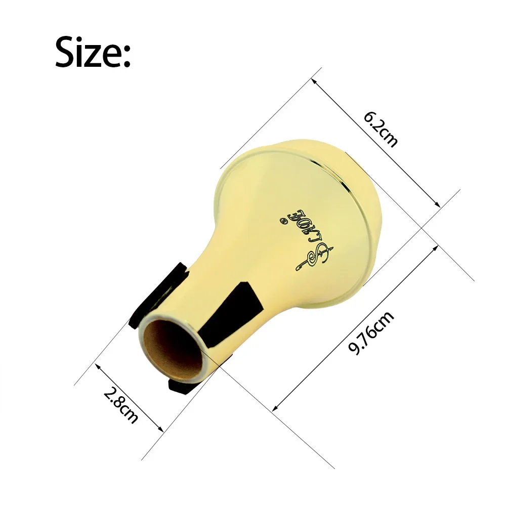 Trumpet Semi-Closed Mute Damper Muffler Silencer Beginning Trumpet Practice Brass Wind Instrument Accessories Trumpet Parts