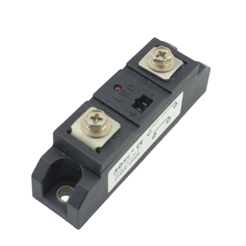 

AOYI 80a/100a/120a/150a/200a/250a/300a Промышленное однофазное твердотельное реле переменного тока