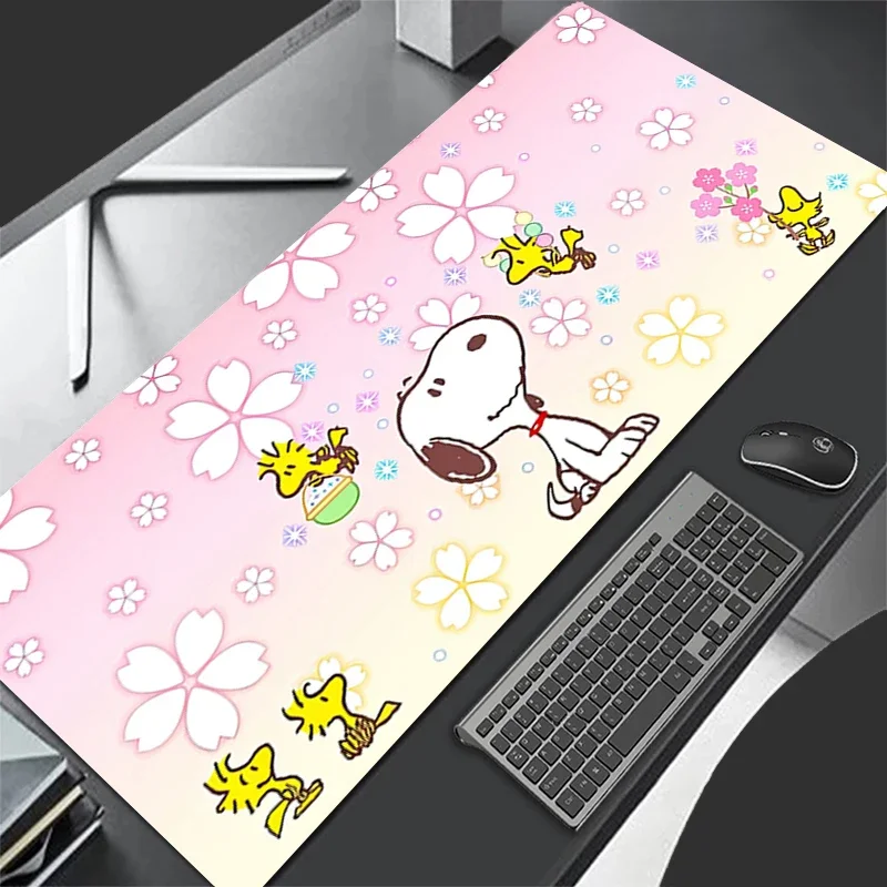 

Кожаный коврик для мыши Snoopy, коврик для офисного стола, коврик для мыши 900x450, компьютерный коврик для скорости, коврик для игроков, клавиатура для ноутбука, мультяшный