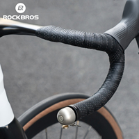 ROCKBROS Bicycle Bell Bike Handlebar Plug Bell Aluminum Alloy Road Bike Bell Clear Loud Sound 80dB High Decibel Ring Alarm