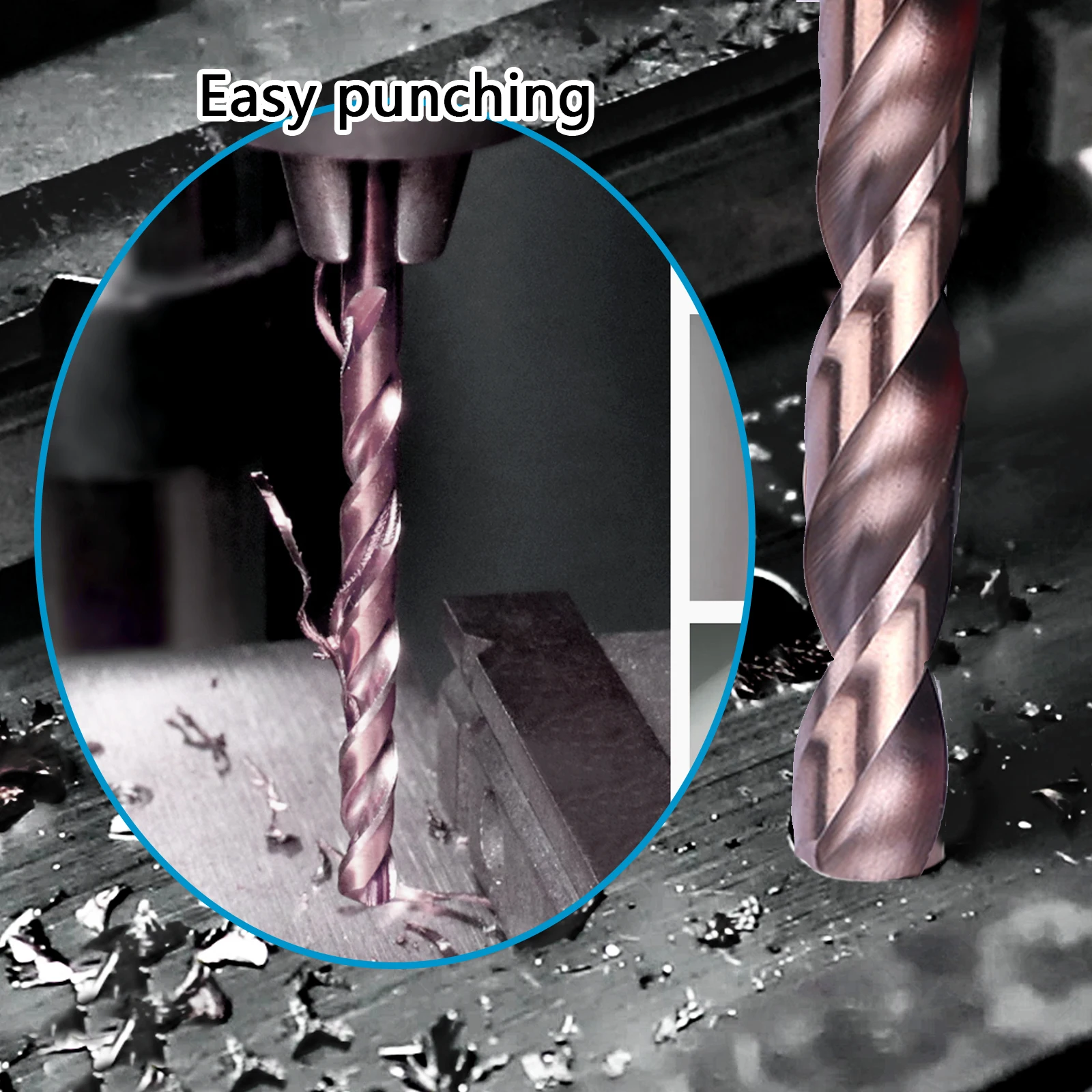 1pc M35 HSS Cobalt Twist Drill Bit for Steel Metal Power Tool Accessories Hole Cutter For Drilling Metalworking