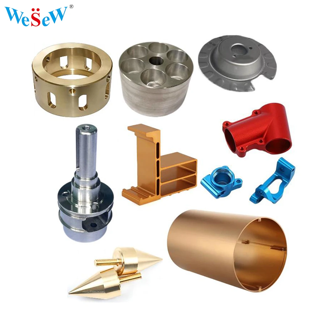 Custom High Precision CNC Machining Auto Parts Manufacturer Rapid Prototype Milled & Turned Aluminum Ring Brass & Stainless