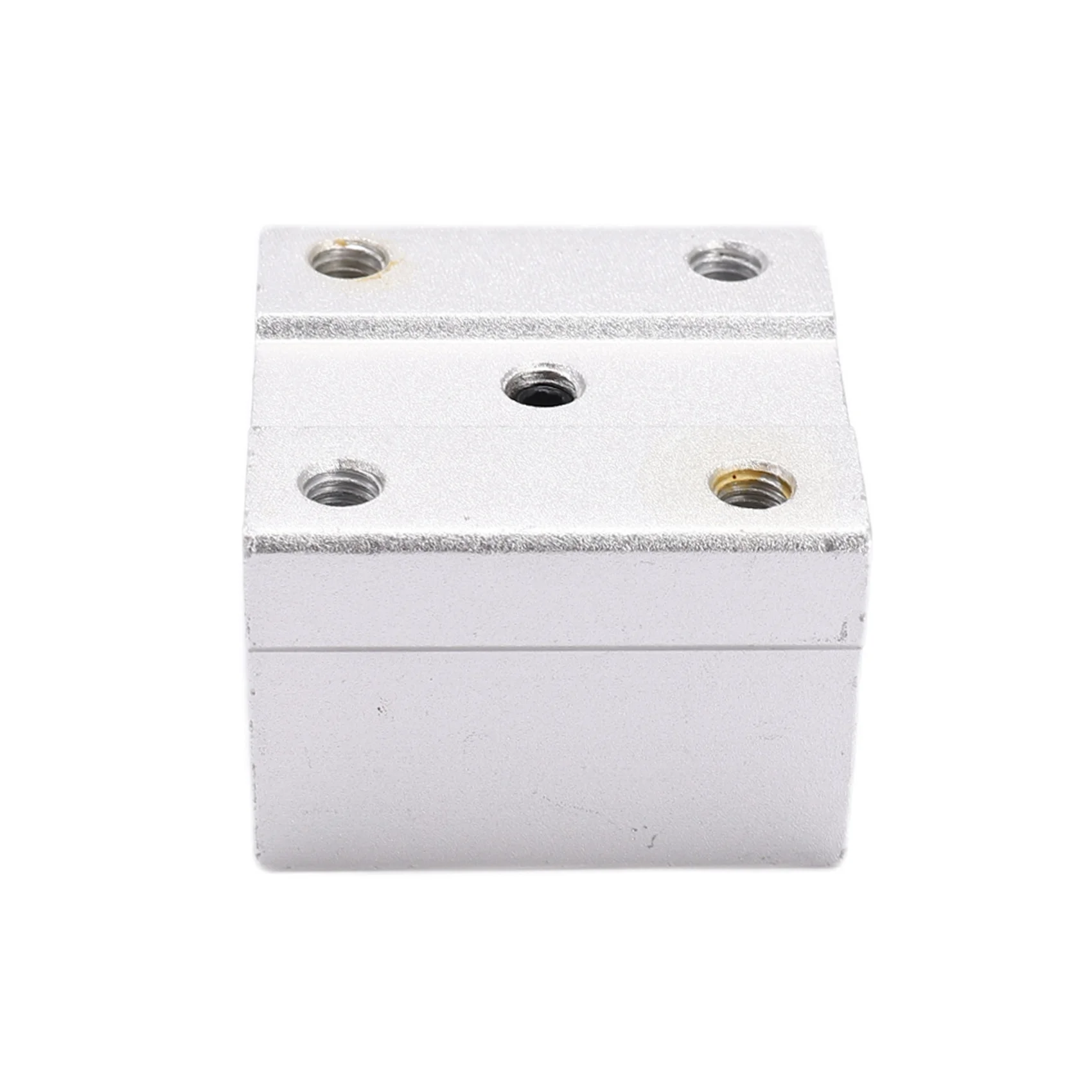 SYW-12 X SBR12UU 12Mm Aluminum Linear Motion Router Bearing Block, Silver