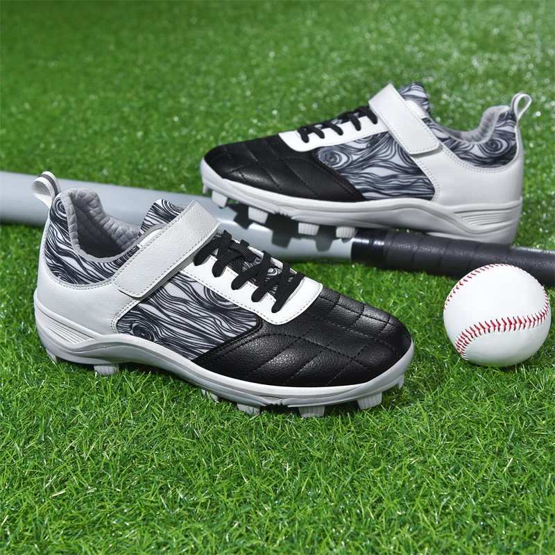 

2024 Baseball Shoes Men Professional Baseball Sport Shoes Outdoor Long Spikes Sports Shoes Anti Slip Softball Training Sneaker