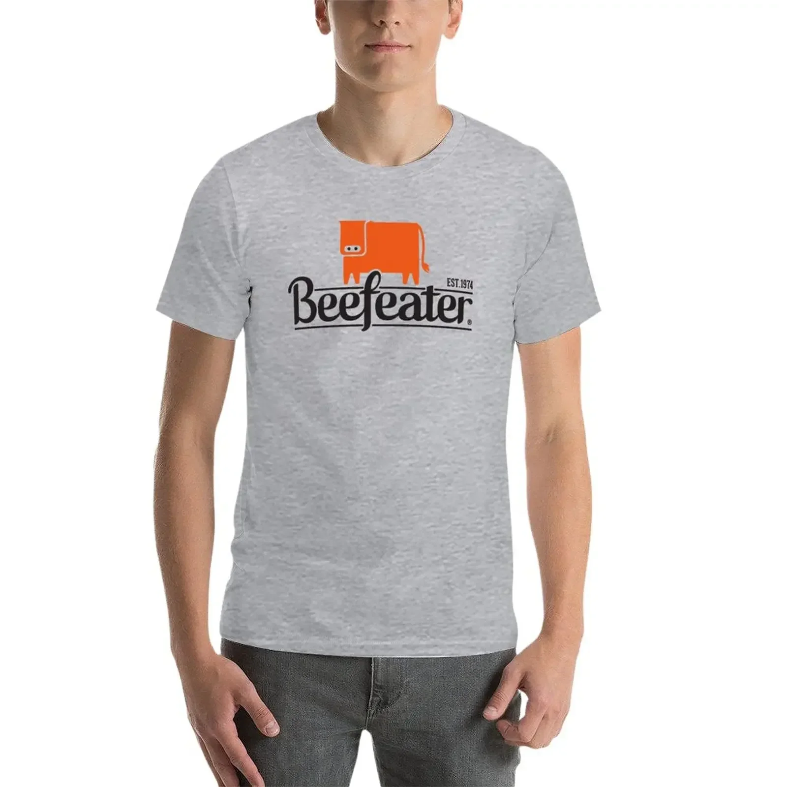 เสื้อยืด Beefeater สำหรับผู้ชายเสื้อยืดทรงสลิมฟิต