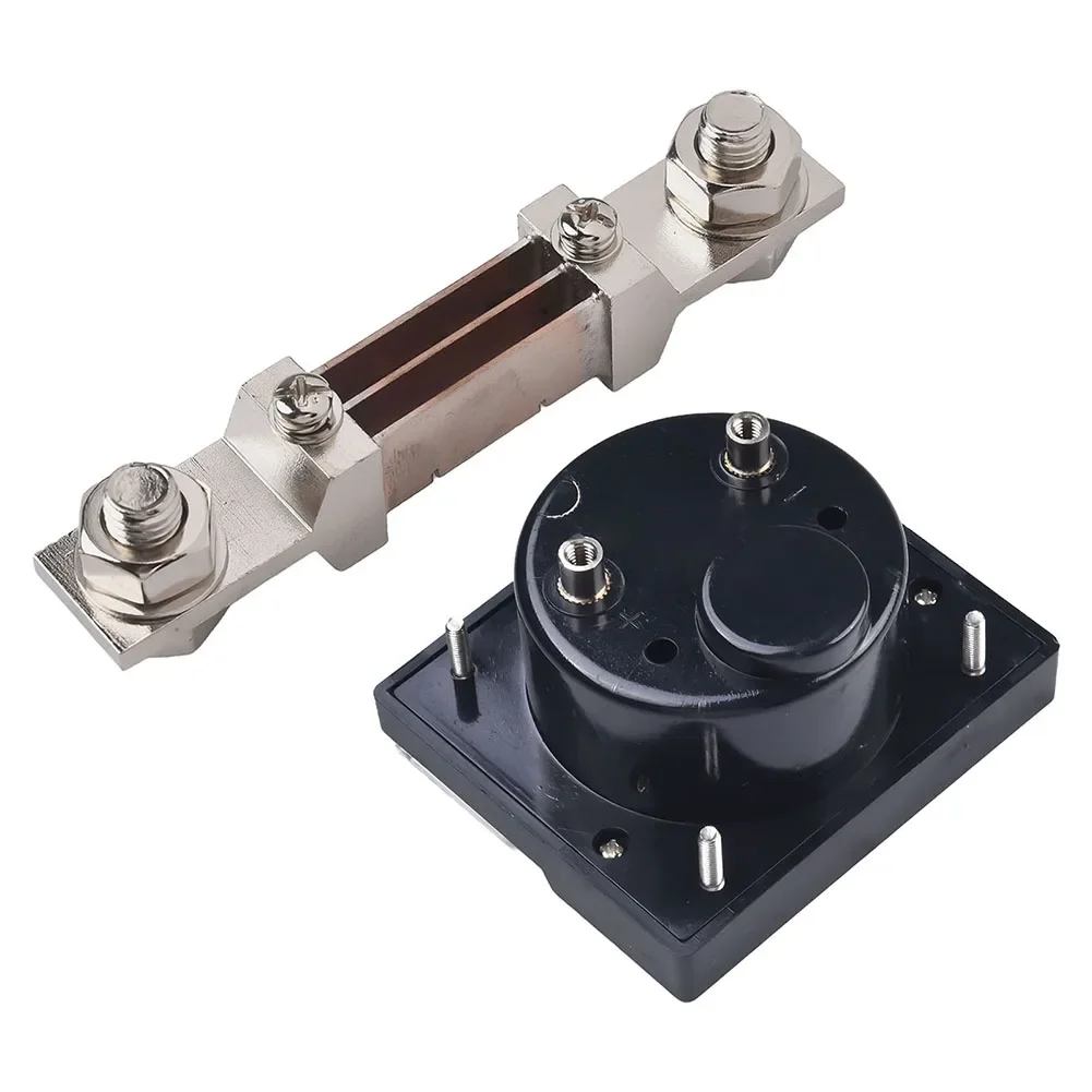 DH-670 Analog Ammeter And A Shunt Light Weight DC Analog Ammeter Instrument And Shunt Panel Ampere Electrical Instruments