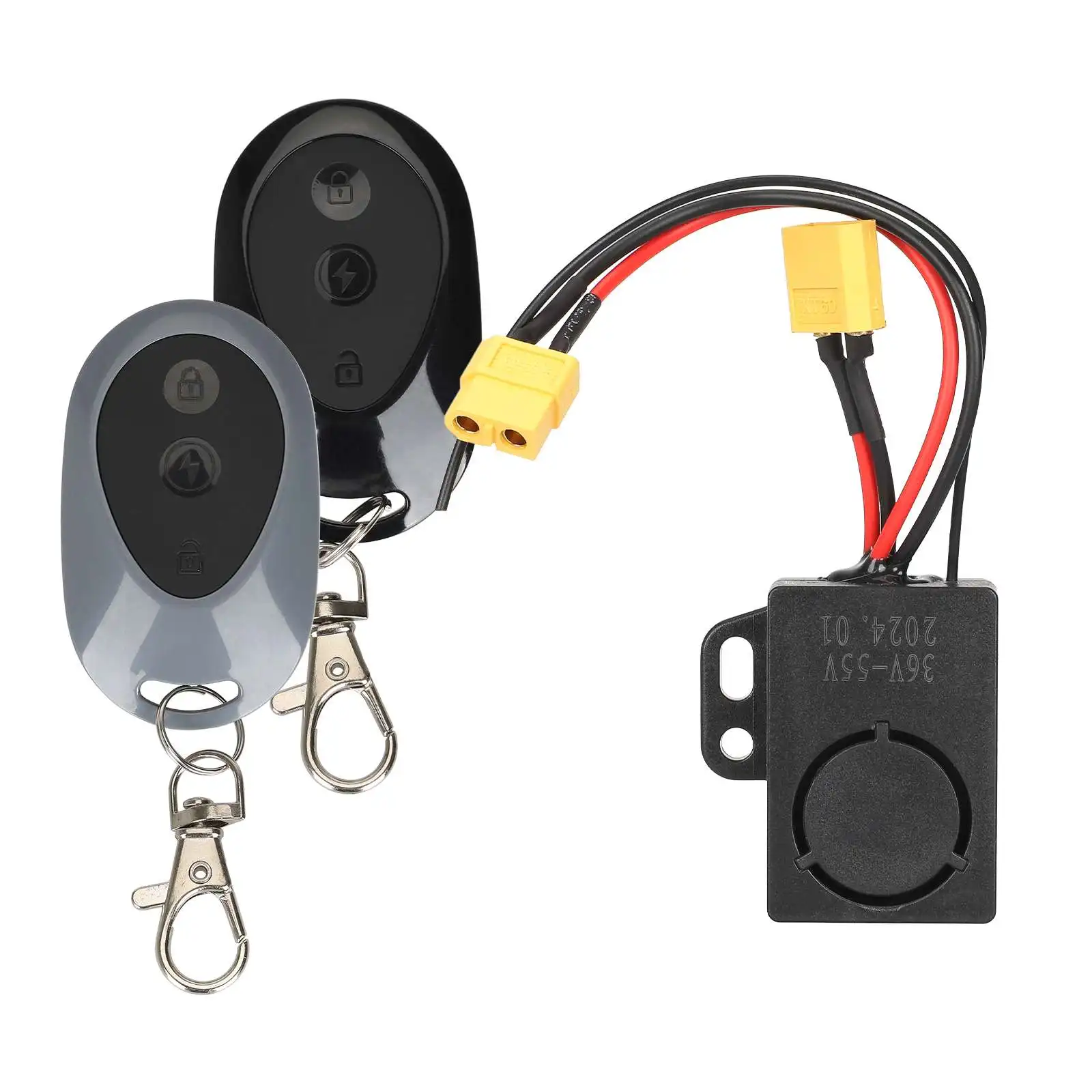 

Electric Scooters Anti-Theft Device Vibration Alarm Waterproof One-Button Starter Support Vehicle Search Function