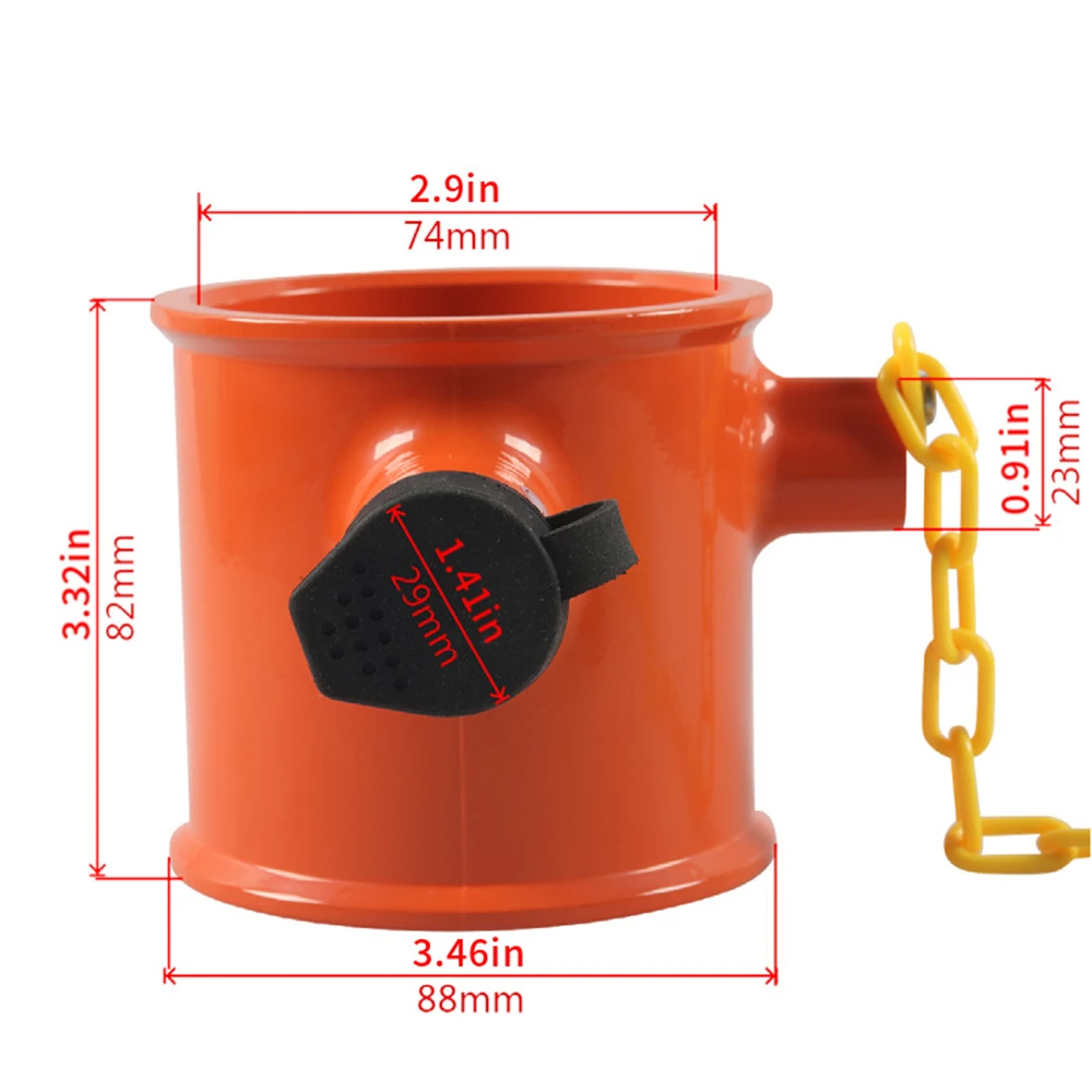 

5th Wheel Aluminum King Pin Lock Anti Theft for RVs, Container Trailers and Campers with Handles Warning Tag and 2 Keys