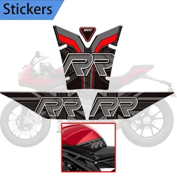 2019-2023 Motorcycle Decals Gas Fuel Oil Kit Knee Tank Pad Grips Fit Triumph Speed Triple 1200RR 1200 RR