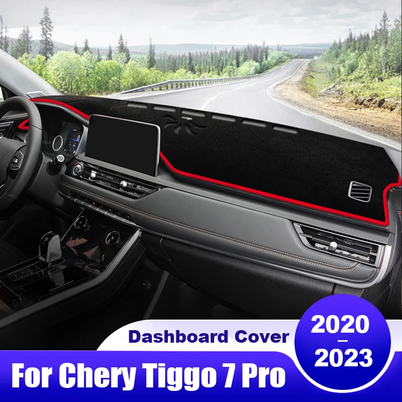 

For Chery Tiggo 7 Pro 2020 2021 2022 2023 Tiggo7 Pro Car Dashboard Cover Dash Mat Sun Shade Non-slip Pad Accessories