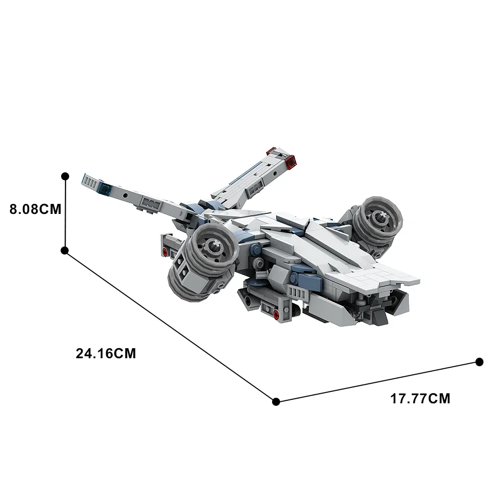 Gobricks MOC Terminator 2 Hunter Killer Battlefield Building Block ألعاب تعليمية للأطفال والكبار مجموعة أعياد الميلاد هدية #6