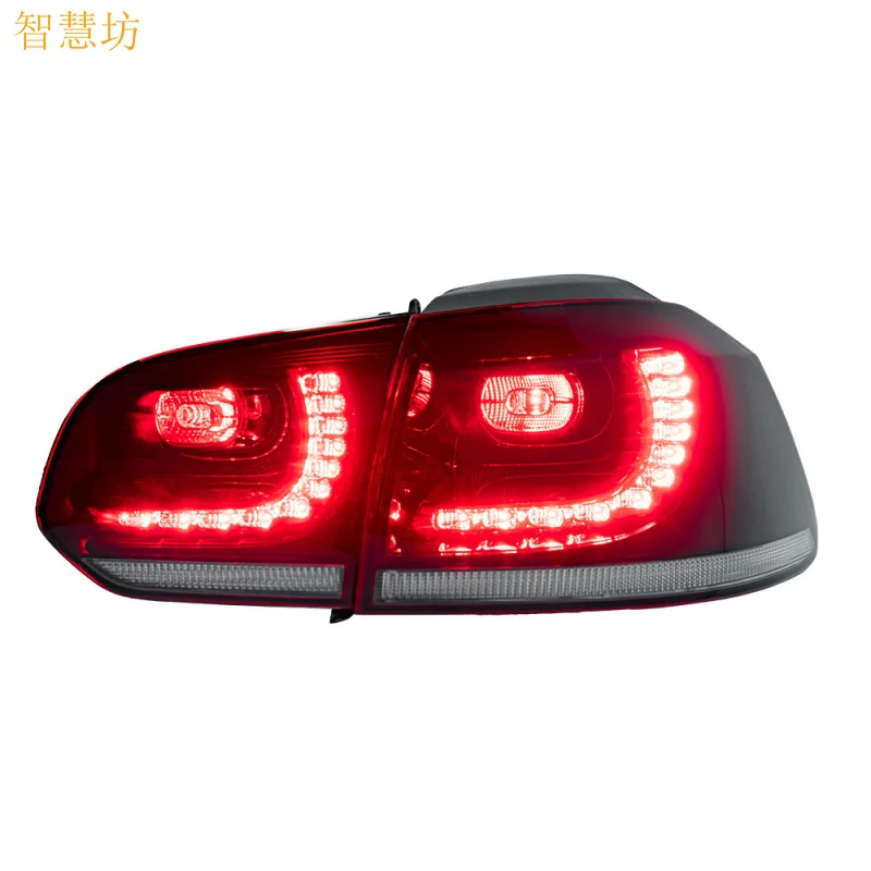 Suitable for for Volkswagen Golf 6, High 6 Tail Light Modification, Flowing Turn Signal, Brake Light, Flowing Turn Signal