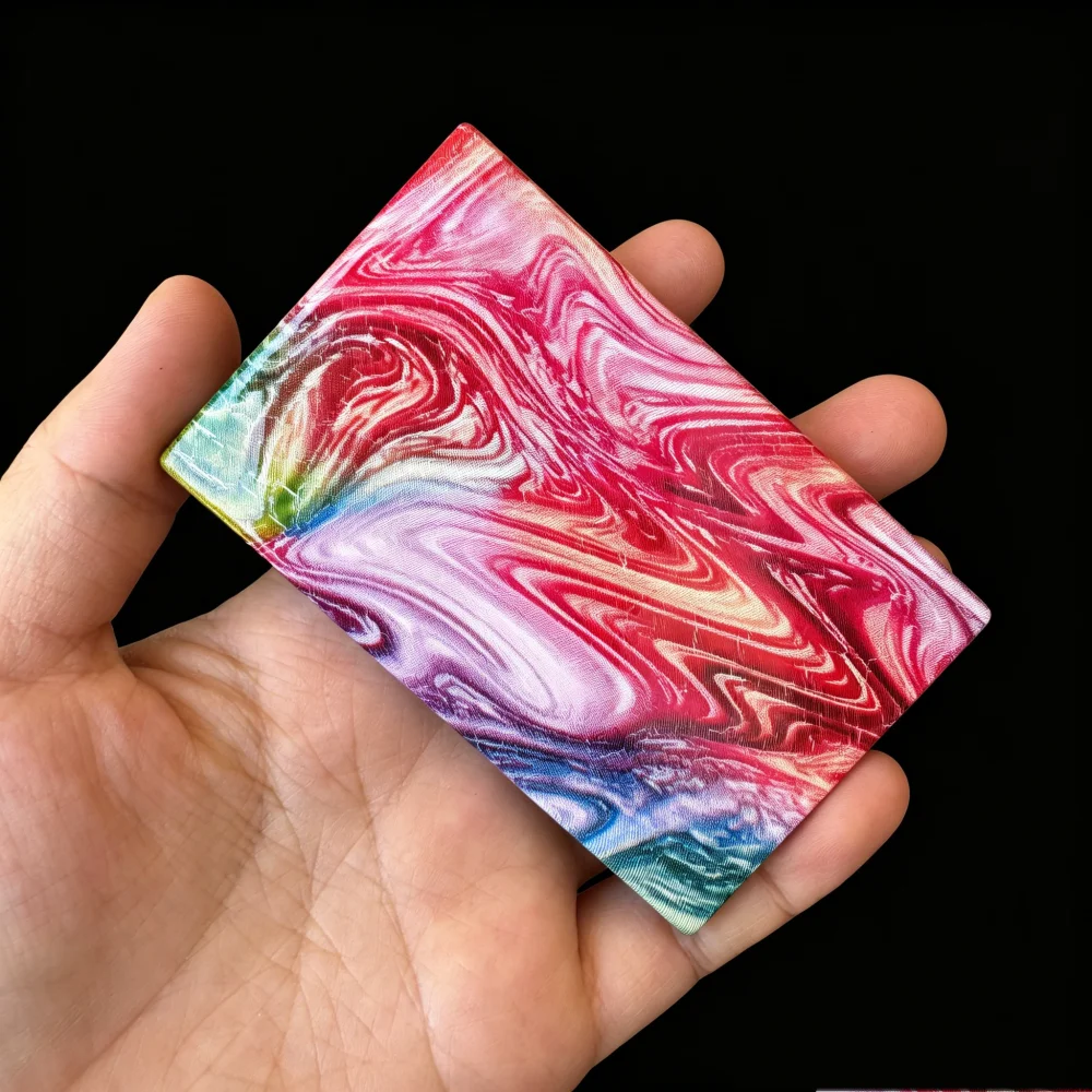 Portable Snuff Box Plastic Tobacco Storage Case With Stylish Graffiti/Carbon Fiber Print Leakproof Pocket Container For Smoking image 3