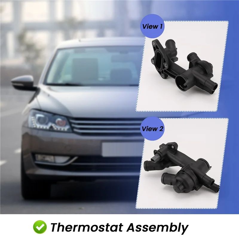 

AB16-03C121111 03F121065 Thermostat Housing&Pipe For VW Vento Jetta Polo Vento Passat A1