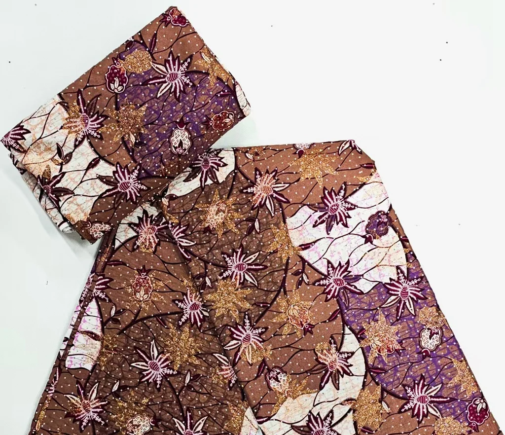 Vero e proprio Cera Olandese di Alta Qualità Nigeriano Ankara Tessuti Africano Vera Cera Con Pietre 6 Metri Indumento Cucito Vestito Della Signora Vestiti
