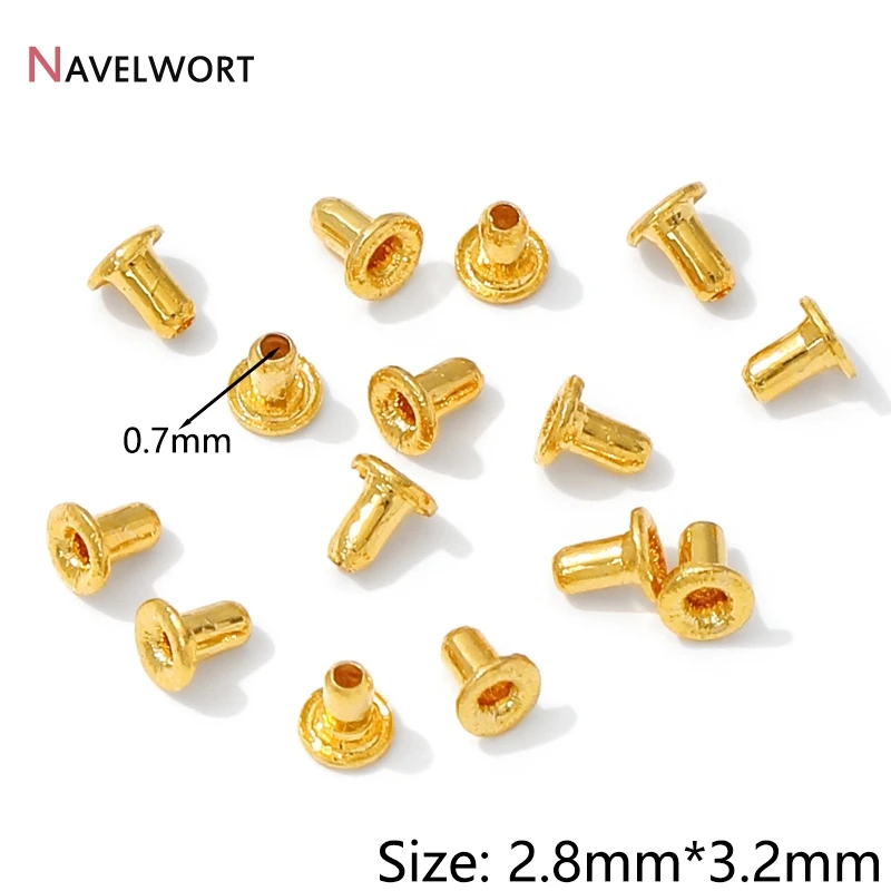 14K vergulde messing metalen kralen plug parelgat plug doppen voor parelketting maken accessoires DIY sieraden maken materialen