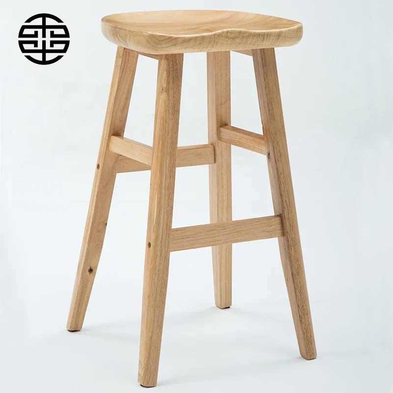 Ergonomic Japanese bar stools Dressers Minimalist Throne Vintage Funky wooden stool Children silla de bar Living Room Furniture