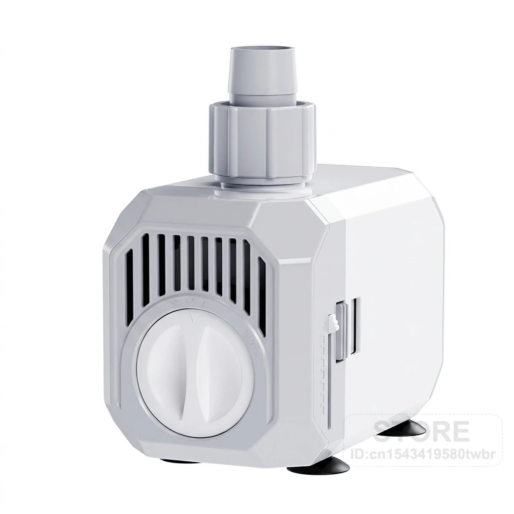 

Quiet Aquarium Water Pump Adjustable Flow Submersible Pump Bottom and Side Suction Dual Mode for Fish Tank Filter System