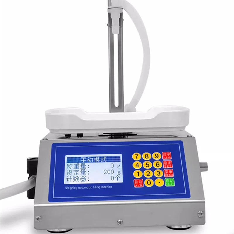 CSY-320010ml-3000ml وزنها مضخة الحجاب الحاجز ماكينة حشو ميزان إلكتروني السائل حشو النفط شرب الماء عصير النبيذ