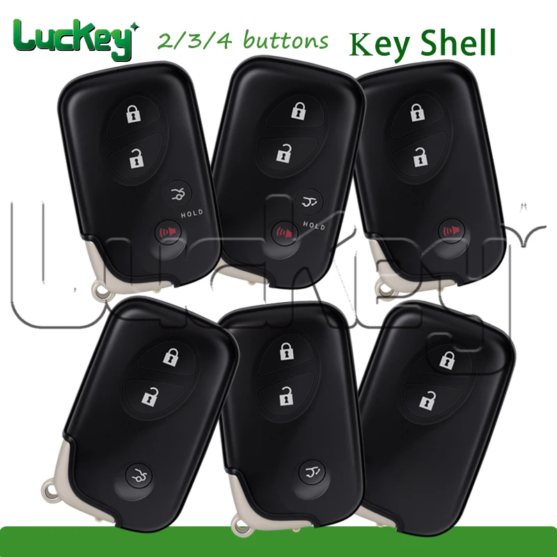 Auto Key Case Fob For Lexus ES240 ES350 IS250 IS300C LS460 GS300 450h 460h RX270 CT200H GX400 GX460 Car Key Shell Housing Cover