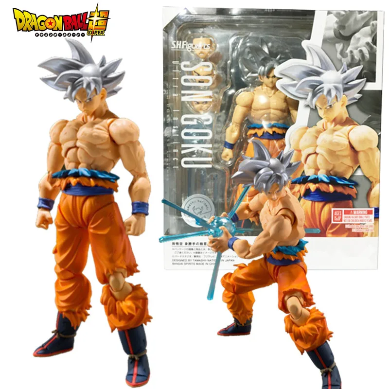 

16cm Dragon Ball Z Shf Super White Haired Son Goku Action Figure Migatte No Goku Pvc Anime Collection Model Figurine Toy Gift