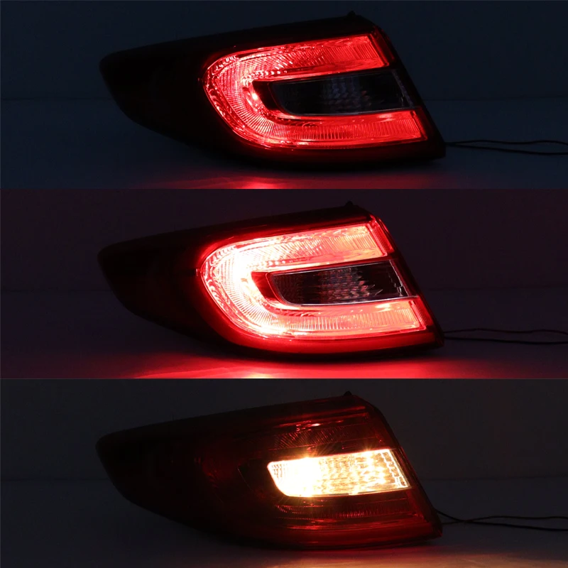 Inner Outer Rear Tail Light Brake Light Rear Warming Signal Lamp 92402C2000 HY2805129 For Hyundai Sonata 2015 2016 2017