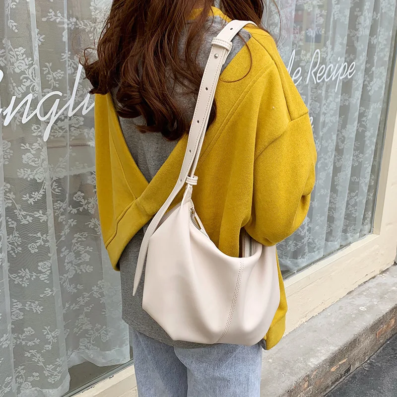 CGCBAG Lage Capacity Messenger Bag For Women 2023 Simple Designer Luxury Tote Bag High Quality Soft Leather Female Shoulder Bag