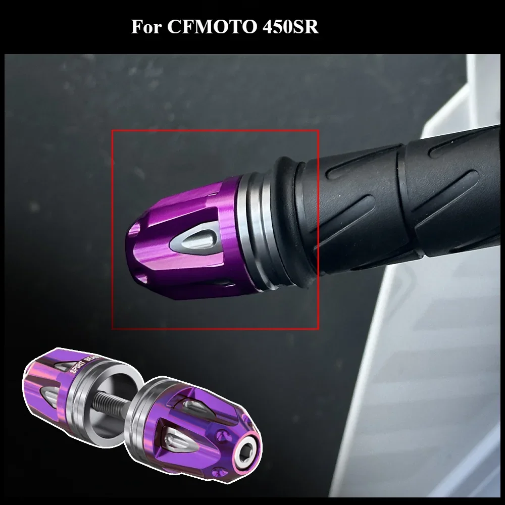 

For CFMOTO 450SR Handlebar Balance Block Aluminum Alloy Handlebar Plug Handlebar Anti Drop Head Modification Accessories