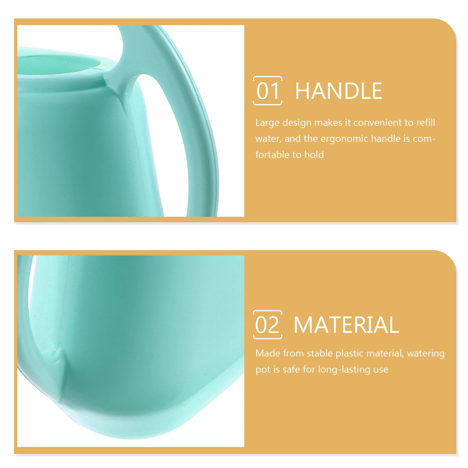 

Sturdy Long Spout Watering Cans Large Capacity Portable Garden Pot For Indoor Outdoor Plants Flower Succulent Simple Spray