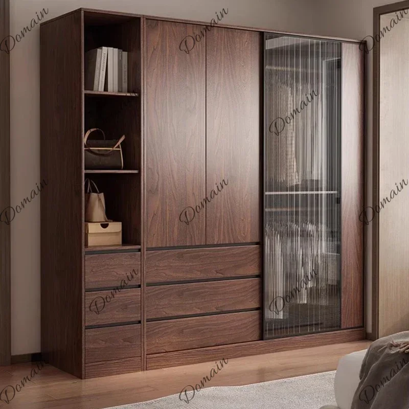 XX Partitions Organizer Wardrobe Cupboard Storage Simple Door Cube Closet Mirror Cabinets Modular Exterior Muebles Home Furnitur