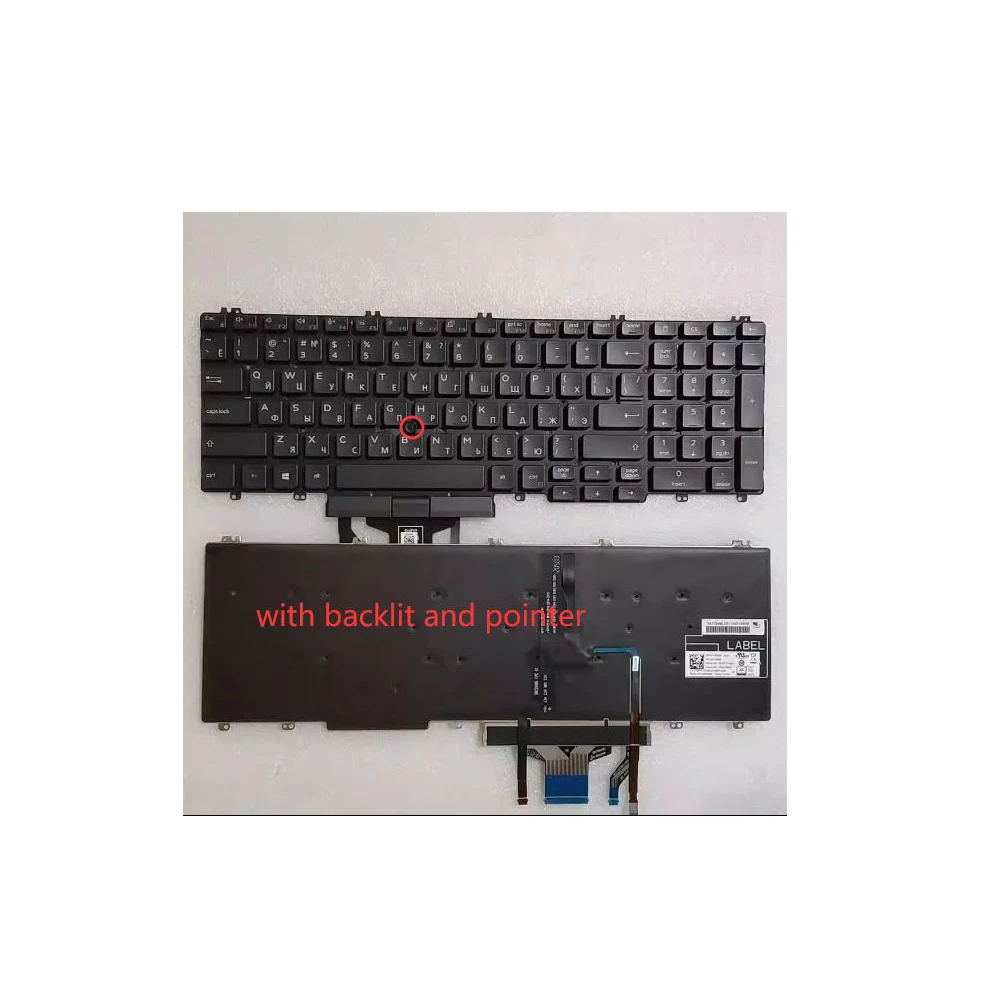 XIN-Russian-US  Backlight Laptop Keyboard Laptop  For DELL Latitude 5500 5501 5510 5511