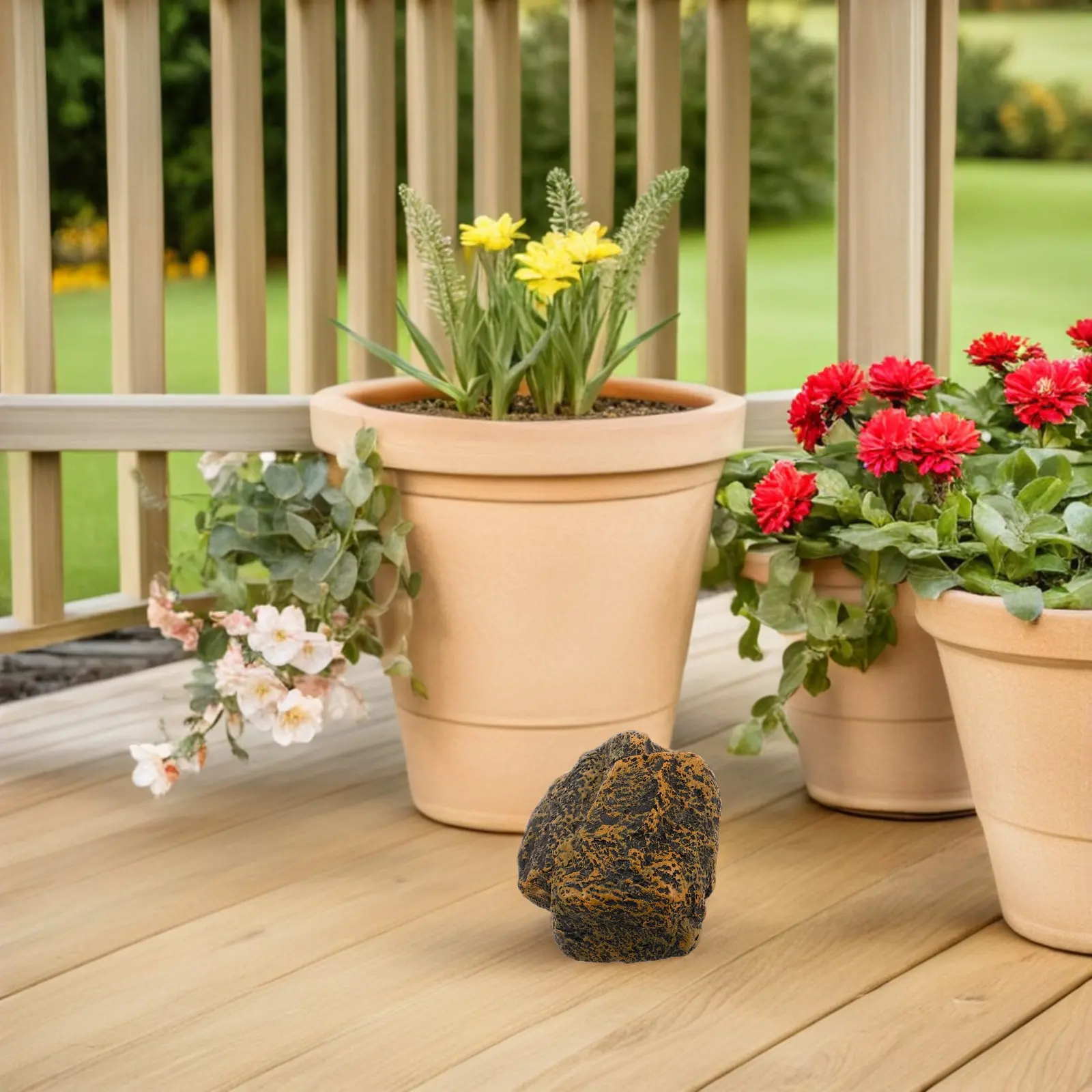 Hide A Key Outside Rock Realistic Fake Rock Key Hider Weatherproof Hidden Cash Holder Garden Yard Patio Home Office 3.2x3x2 Inch