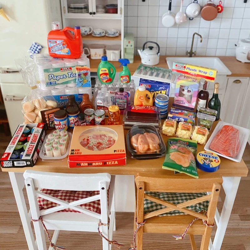 

Re-Ment Membership Based Discount Store Collection Of Miniature Scenes Supermarket Simulation Fine Models Trendy Toys Figurines