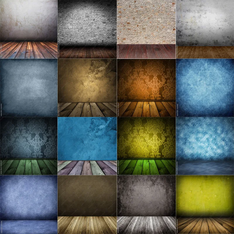 

Vinyl Abstract Vintage Photography Backdrops Props Cement Wall And Floor Photo Studio Background GV-02