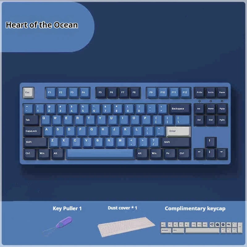 

Akko Ocean Star Mechanical Keyboard 87 Key Hot-Swappable Ergonomic Gaming Keyboard