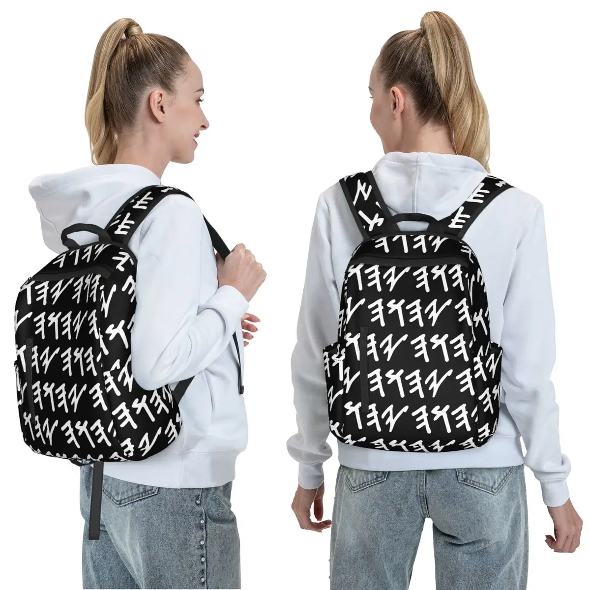 Old Hebrew Name Of God Yahuah Backpack Daypack Large Capacity Children BookBag School Bag Shoulder Bags for Men Women