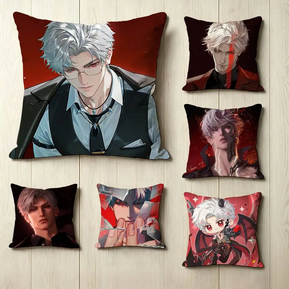 

Love and Deepspace S-Sylus Square Double-Sided printed Pillow Case Bedroom Bedside Pillow Sofa Cushion Cover