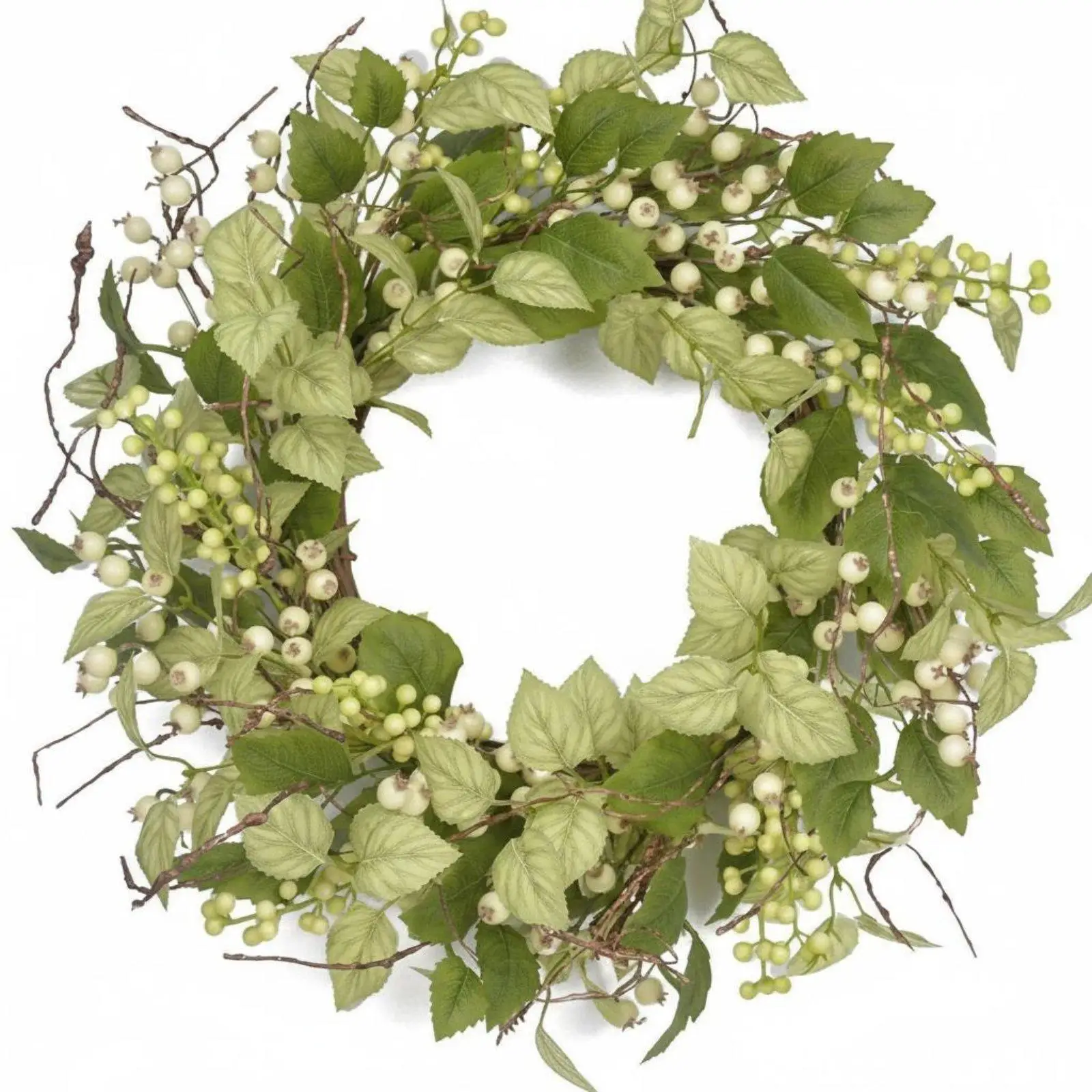 door Wreath Lifelike Wall Decoration Hanging Wreath Realistic Appearance