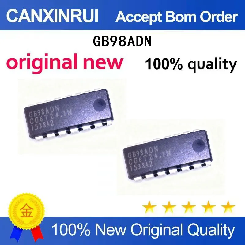 

(5-100 Pieces) GB98ADN LCD backlight board chip directly inserted into the brand new DIP16 in stock