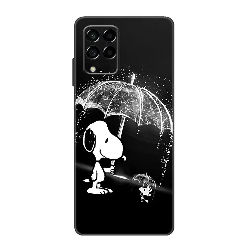 S-Snoopy Cute Cartoon Phone Case For Samsung Note 8 9 10 Lite 20 Ultra M40 M60 M80 S M14 M32 M33 5G M04 M10 M11 M12 M42 M51 M62