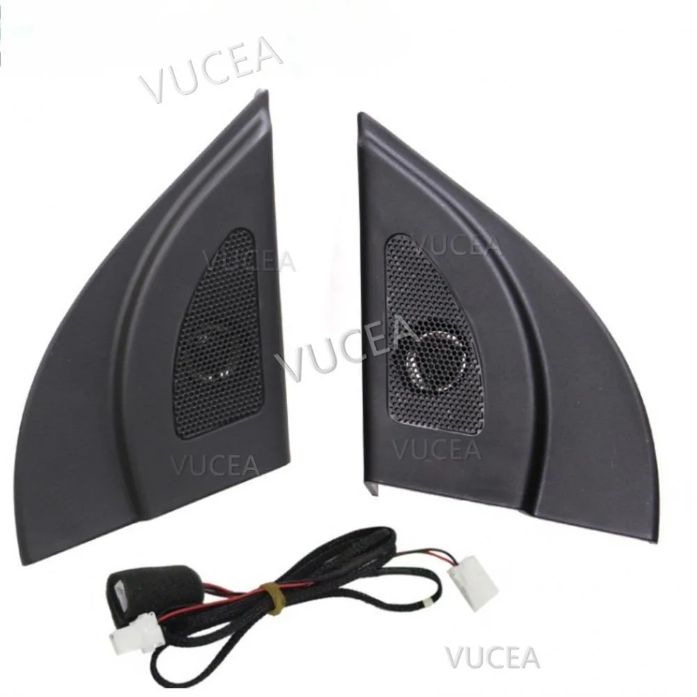 

For Hyundai Solaris Verna Accent 2011- 2016 Car tweeter Audio Auto Black triangle head speakers tweeter trumpet with wire