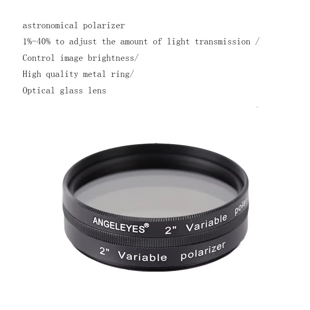 Astronomischer Teleskop-Polarisator 1,25/2 Zoll Farbfilter Astronomie-Zubehör – Detail 3