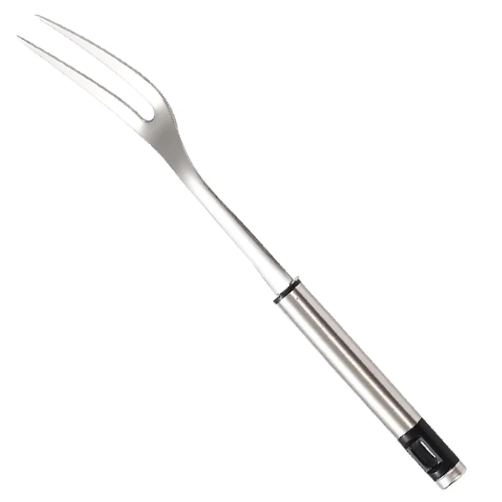 

Stainless Steel Barbecue Spit Bbq Fork Outdoor Serving Forks Large Grill Skewers Roasting Sticks Meat Metal