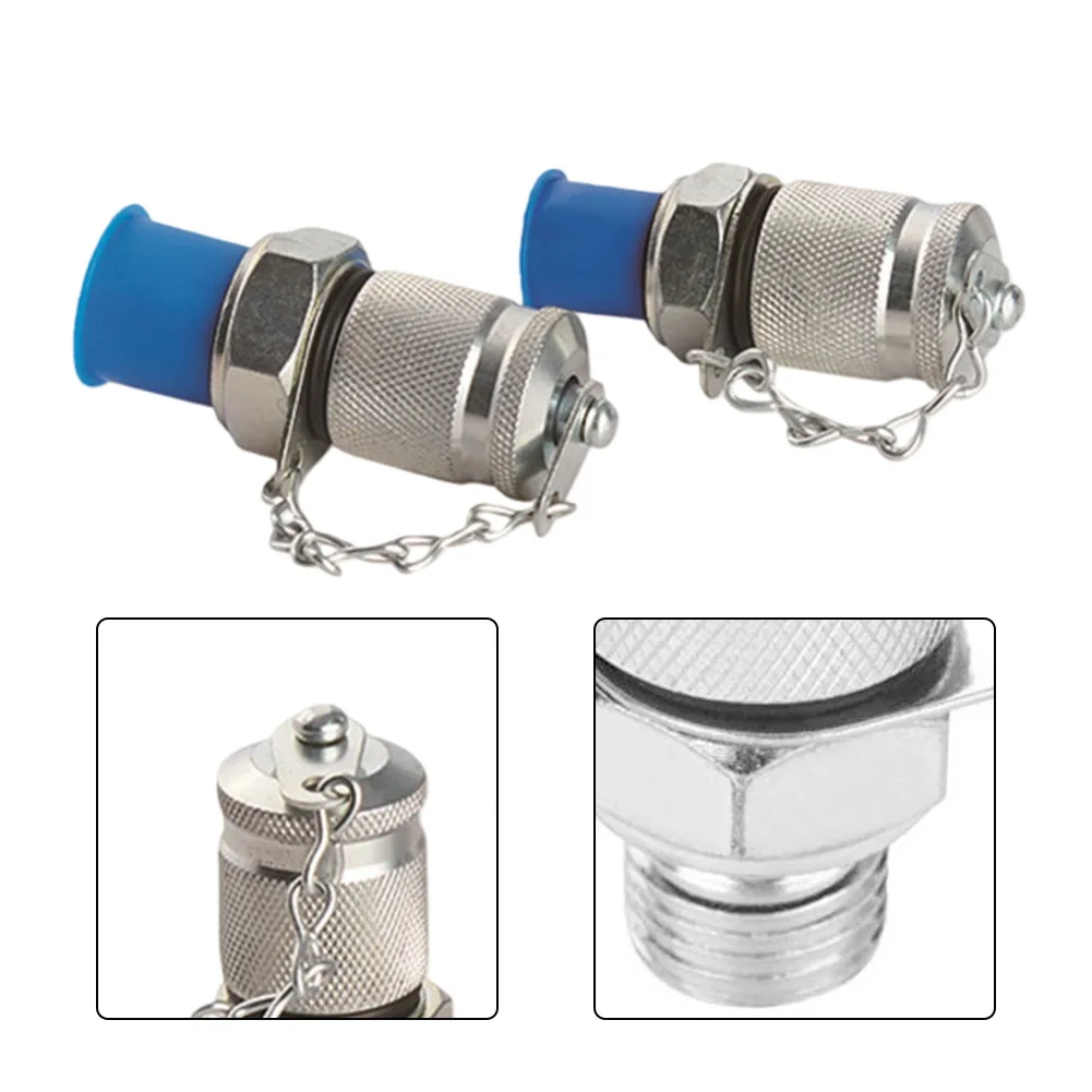 Hydraulic Test Adapter Set 2pcs For Venting Sampling And Pressure Monitoring Across Industrial Hydraulic Applications