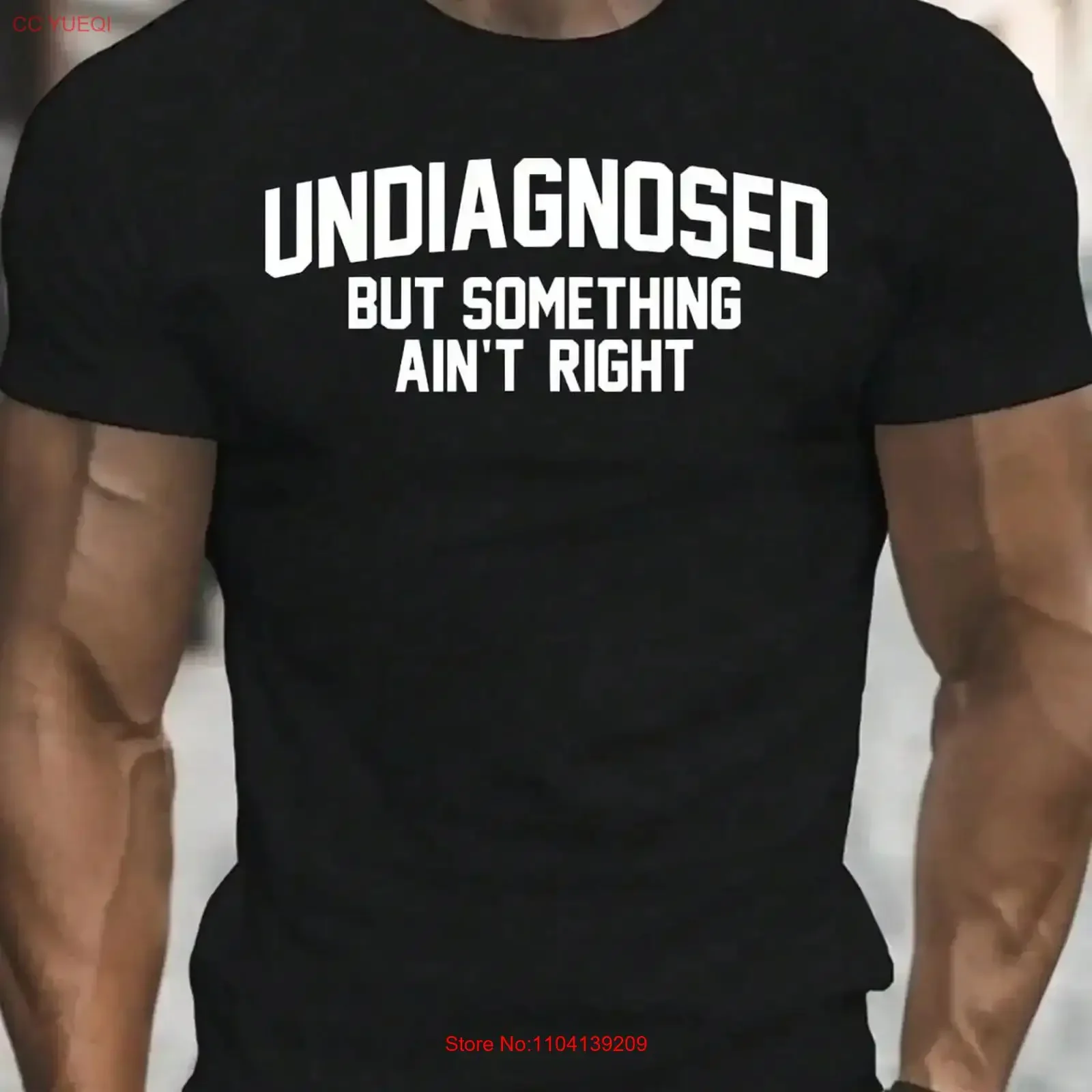 Men'S Undiagnosed But Something Ain't Right T Shirt Casual  vintage Washed Versatile Comfortable Stylish Soft graphic Stretched