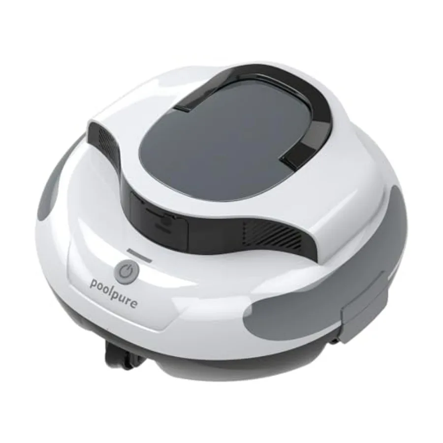 

Cordless Pool Vacuum for Inground Pools, ABS Plastic, Blue, Dual Motor with 5000mAh Battery and 120-Minute Runtime